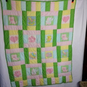 Handmade baby quilt